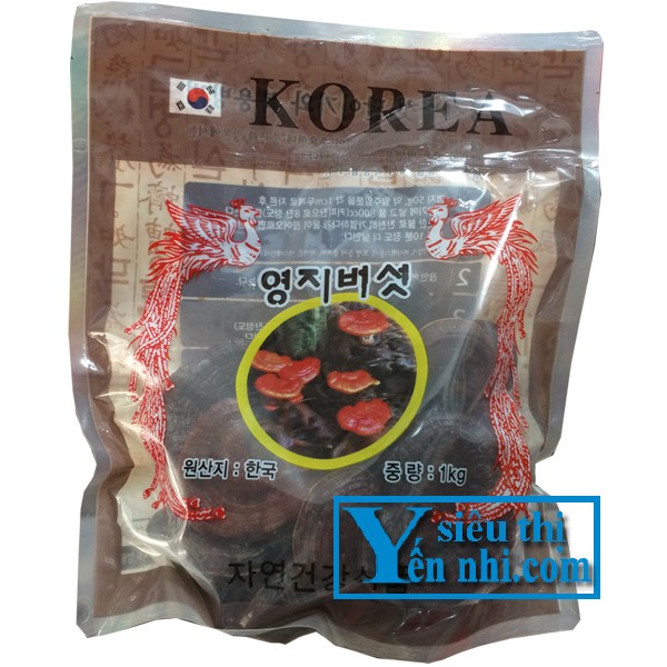 Nấm linh chi đỏ núi đá Hàn Quốc 0,5kg